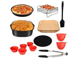 Kit De Acessórios Para Fritadeira, Acessórios Quadrados Para Fritadeira, 20 Cm(8 Polegadas)