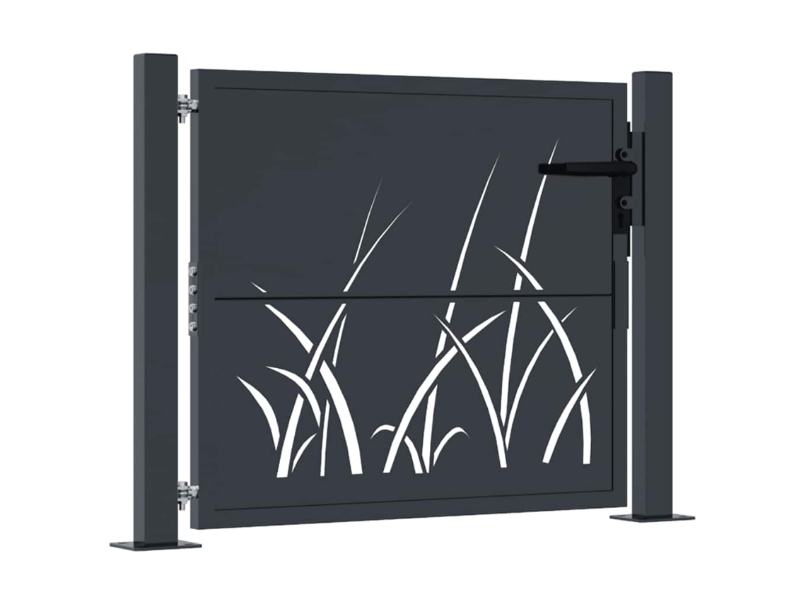 Garden Gate, Garden Gates Vidaxl Antracite Aço (100 X 75 Cm)