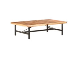 Mesa de Centro Apoio 142X90X42 Cm Madeira de Acácia Maciça