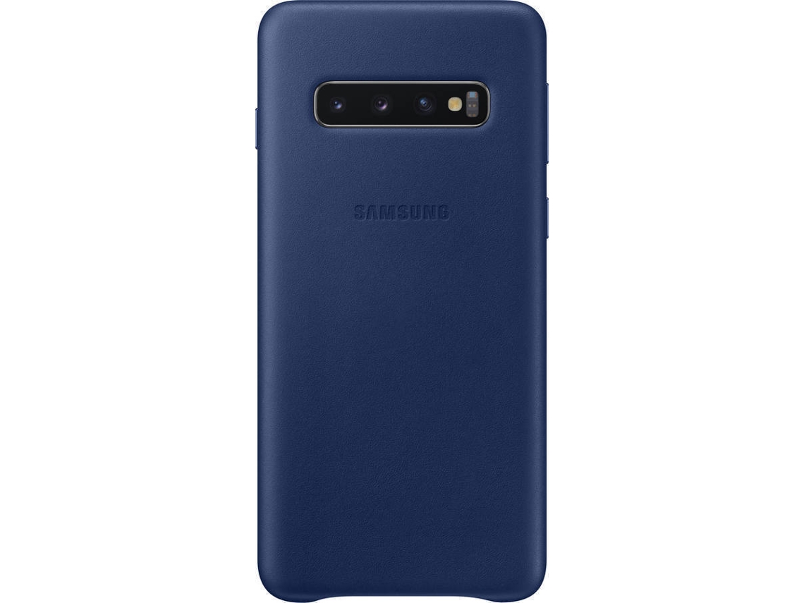 Capa SAMSUNG Galaxy S10 Leather Cover Azul