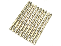 Laxiscreed Brocas Triangulares Montadas Para Vidro, Cerâmica E Azulejos Com Ponta Cruzada