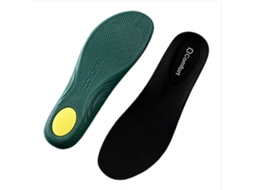 Palmilhas Masculinas Esportivas com Alta Elasticidade e Absorção de Choque, Couro Bovino + Algodão Ecológico, Tamanhos 41/43/45 Black 43 INF