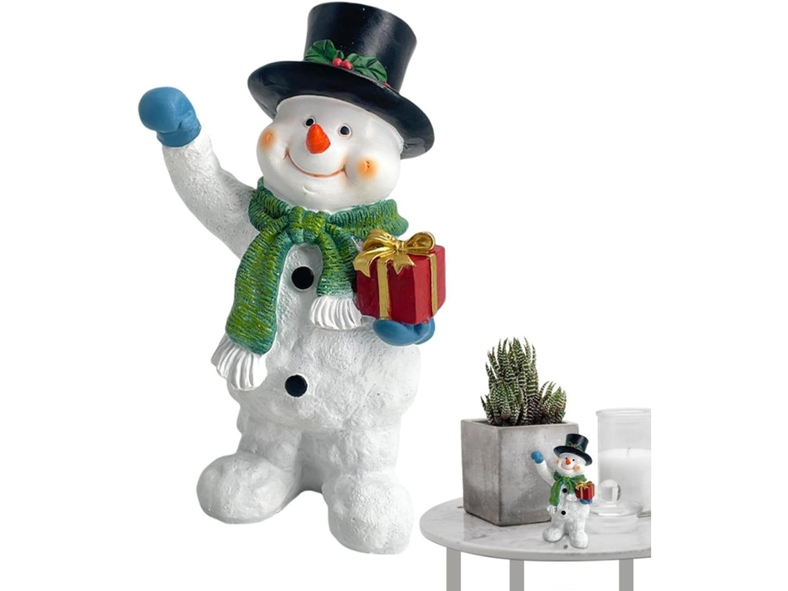 Estatuetas Para O Natal, Decoração De Inverno, Decoração Para Casa | Mesa