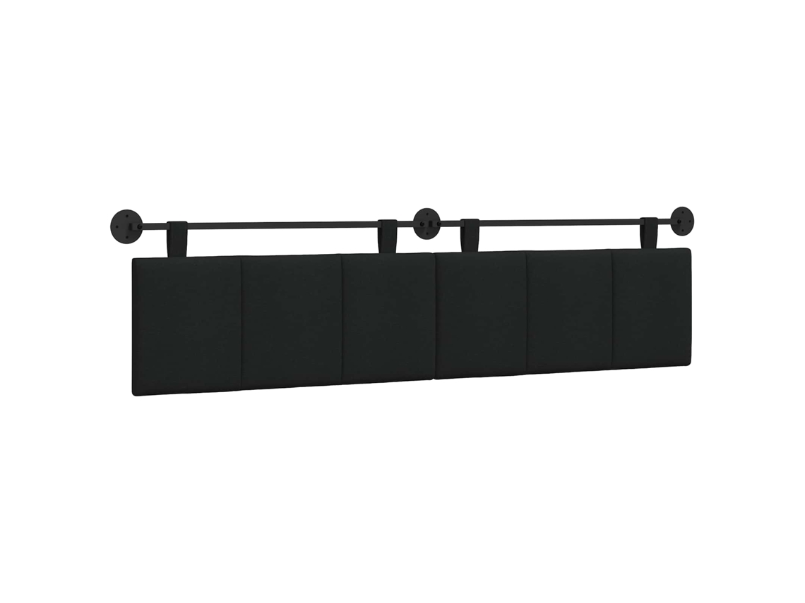 Cabeceira Suspensa Preto Tecido MAISON EXCLUSIVE