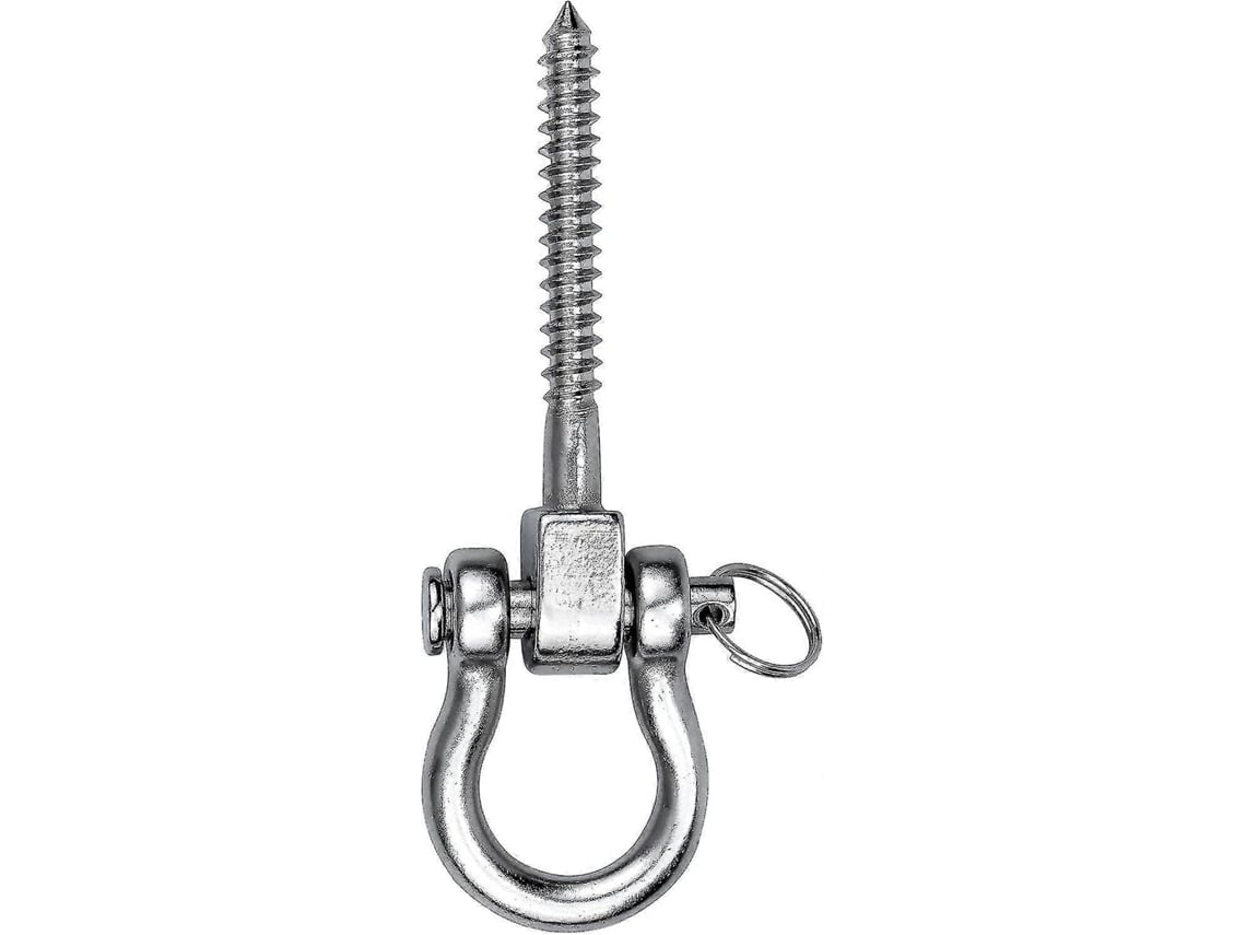 Gancho de teto inox 304 para hamacas até 220kg S/MARCA