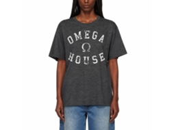 Rockinstone Animal House Movie Omega House Heather Black Adult T-shirt Size:l