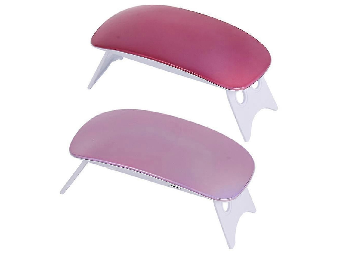Uv Levou Secador de Unhas Mini Lâmpada Gel, Cura Portátil para Esmalte Rosa Roxo * Vermelh o GOKOCO