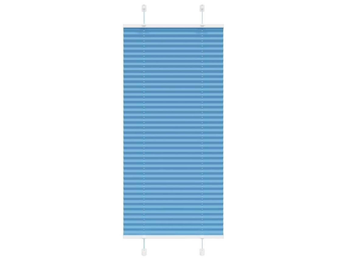 Pleated Blind, Pleated Blinds Vidaxl Azul Tecido (60 X 150 Cm)
