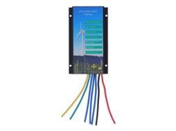 Controlador de Carga Híbrido Eólico Solar Ip67 para Turbina Eólica Y Panel Solar 12 24v