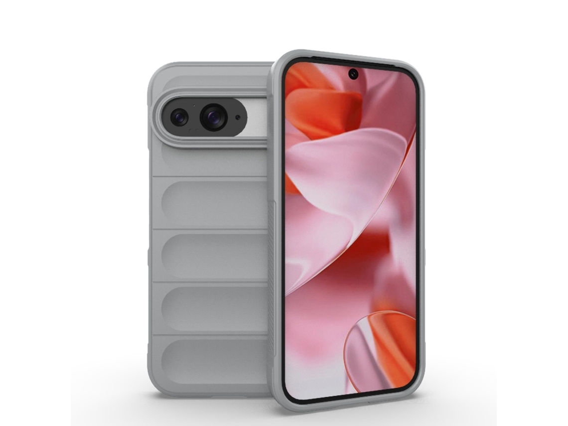 Capa De Silicone Para Google Pixel 9 (cinza) Gertiz