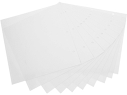 Lote De 10 Folhas Adesivas Para Álbum De Fotos 6 Bolsas Reutilizáveis Para 3 Pacotes Para Scrapbooking E