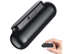 16Gb Mini Gravador Digital Ativado Por Voz com Tempo de Gravação Contínuo de 500H para Gravador de Palestra/Reunião Preto