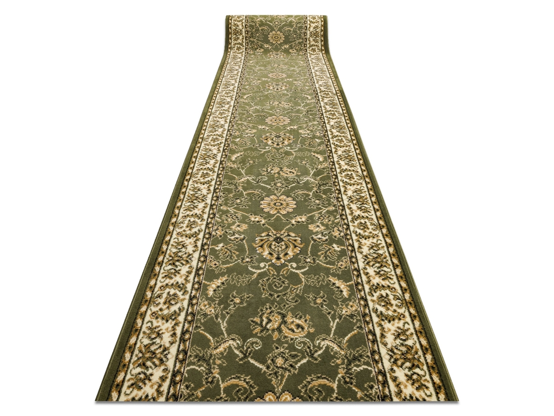 Passadeira Bcf Morad Klasyk Classic Castanho Verde Oliva 80 cm