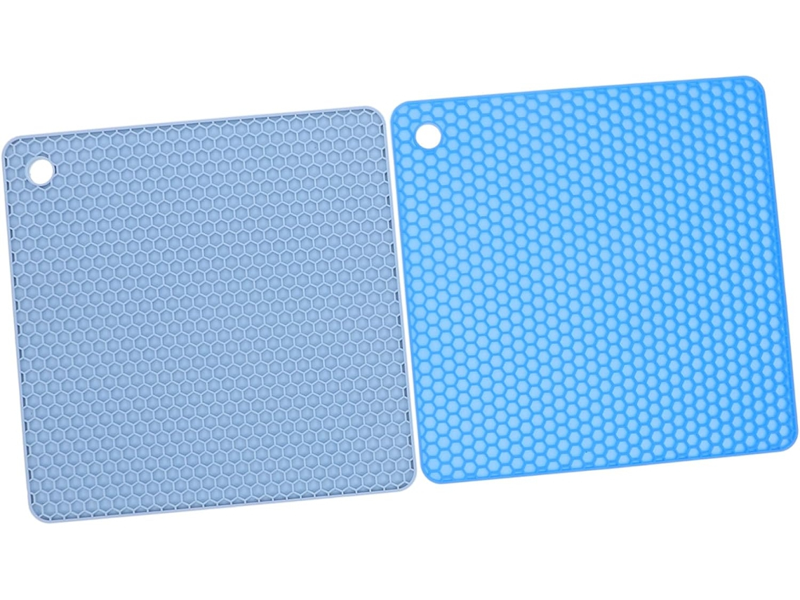 Conjunto De 2 Peças Tapetes Silicone Para Aquecer Alimentos, Tapete Panelas, Descanso Panelas Vayotoy