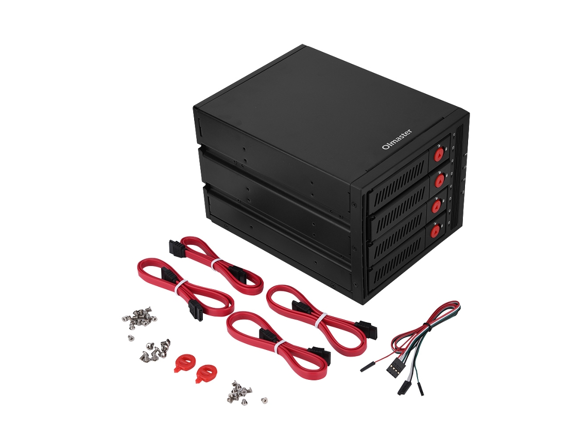 Oimaster Dual Disc Serial Port External Hdd Enclosure Base Sata/sas Built In Four Bay Thermal Hard Disk Box