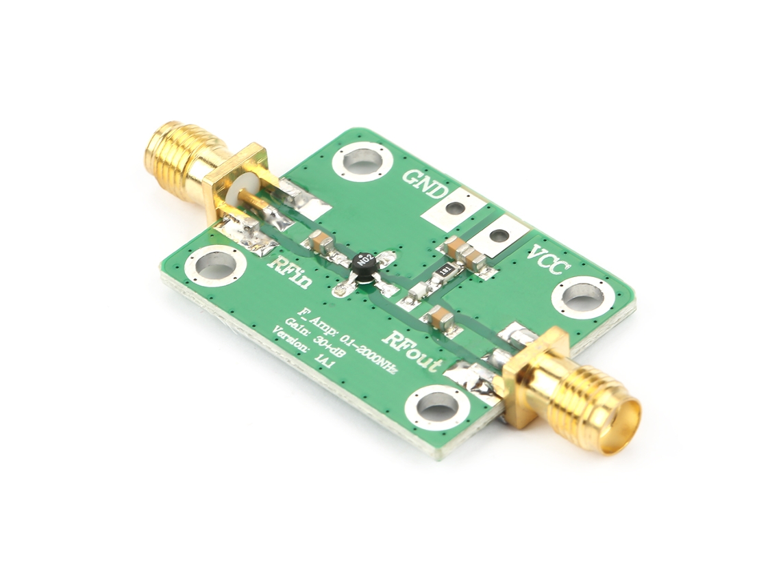Amplificador Rf De Banda Larga Laxiscreed Com 30db De Ganho E Baixo Ruído Para Aplicações Profissionais