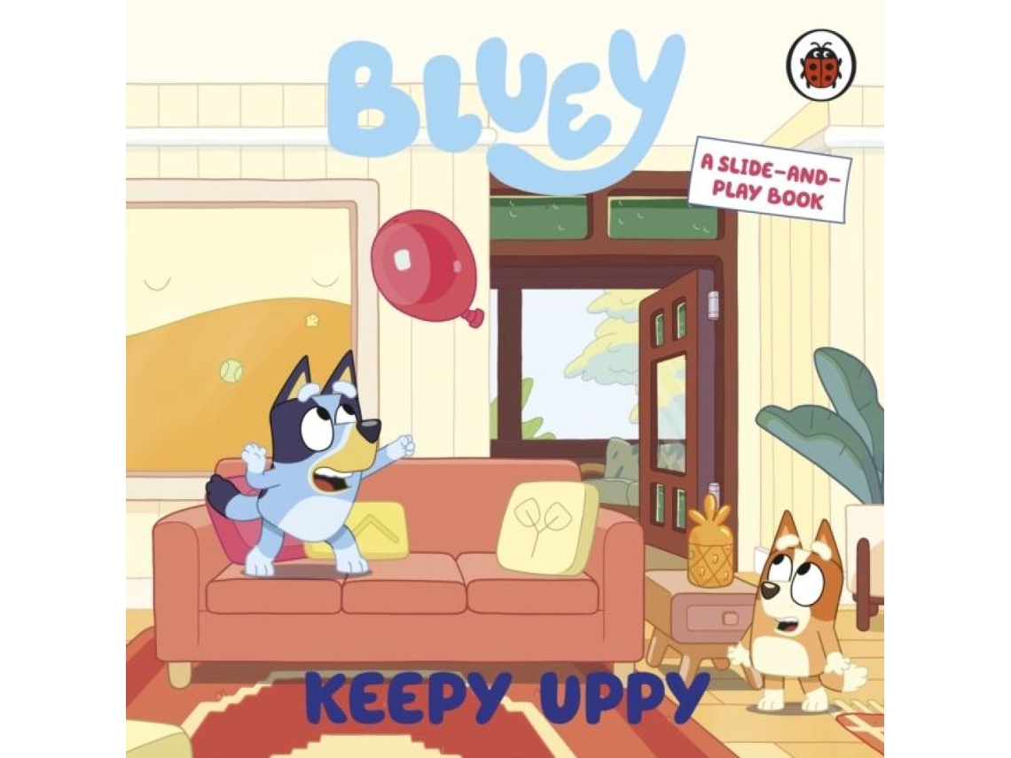 Livro Bluey Keepy Uppy A Slide-and-Play Book de Bluey (Inglês)