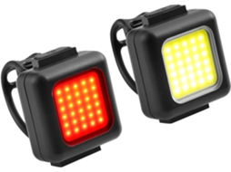 Conjunto De Luzes Dianteiras E Traseiras Recarregáveis Via Usb, Com