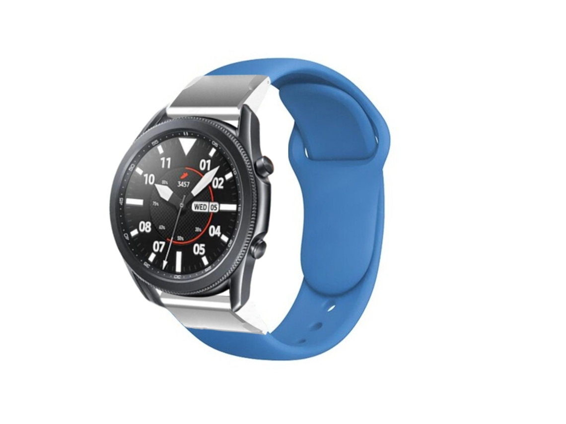 Pulseira bracelete silicone liquido Gramin tactix 7 - Standard Edition Azul