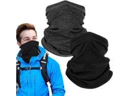 Conjunto de 2 peças de cachecóis para proteção de peixes e rosto no inverno.