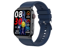 Smartwatch Bestvite com Bluetooth e rastreador de condicionamento físico, monitor de frequência cardíaca e oxigênio no sangue, à prova d'água