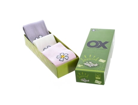 Meias de Mulher OX SOCKS Baixas Ox Aromas Multicor (Tamanho Único)
