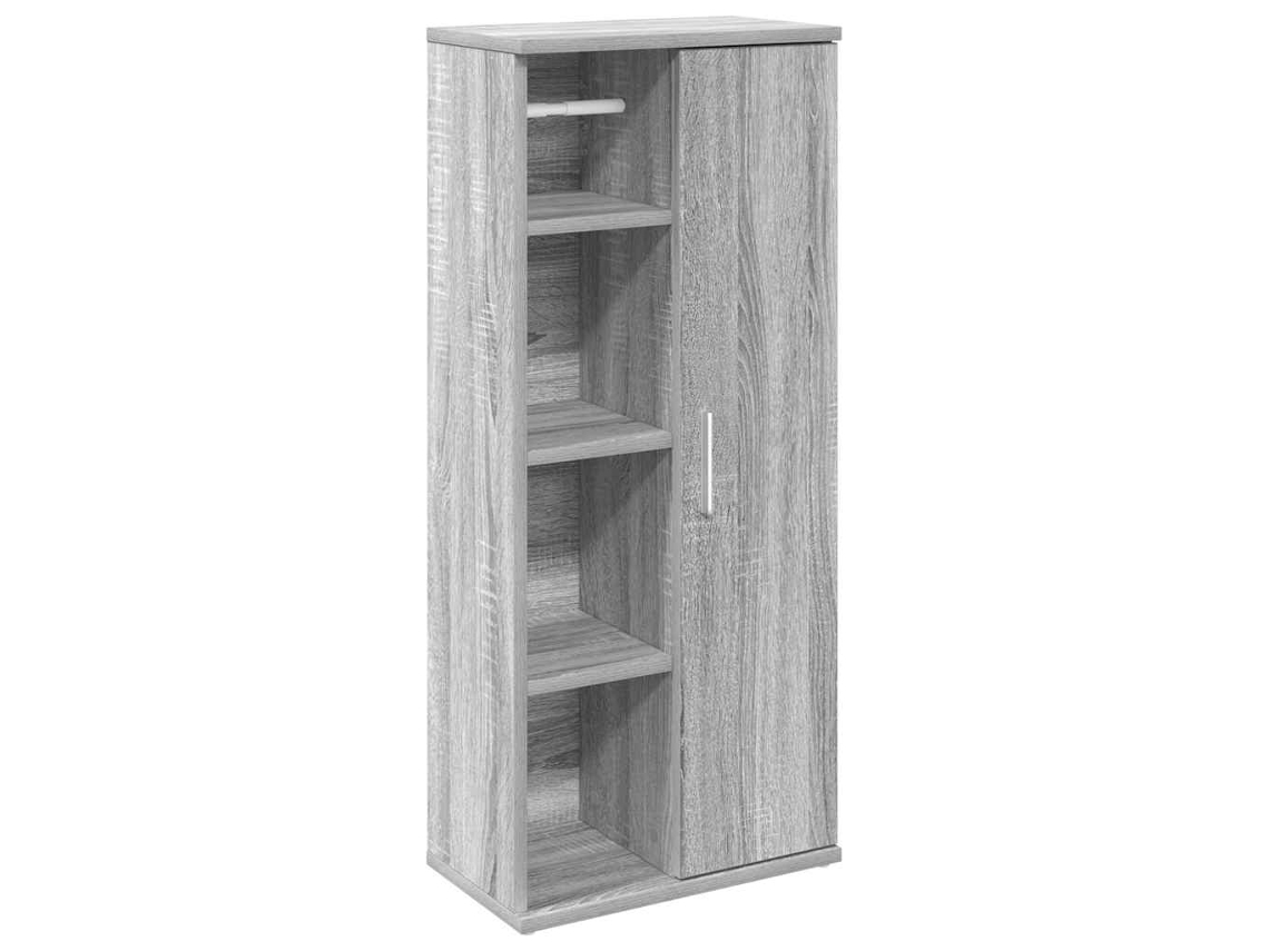 Móvel para Casa de Banho com Suporte Rolos Sonoma Cinza MAISON EXCLUSIVE (39x22x90 cm)