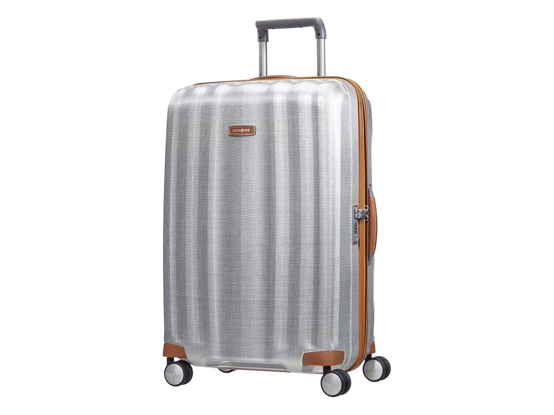 Mala de Viagem SAMSONITE lite-cube dlx spinner Cinzento (68x45x28.5cm)