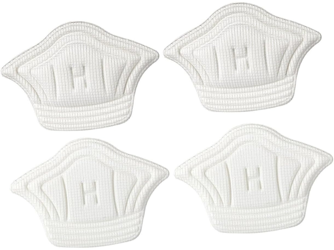Protetores De Calcanhar Beavorty Para Tênis, 2 Pares, Autoadesivos, Antidesgaste, Espuma Fina, Brancos, Para Calçados