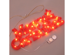 Laxiscreed Luzes De Natal Pisca-pisca Vermelha E Quente Branca Para Decoração De Letras E Guirlanda