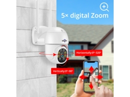 2026 câmera de Segurança Inteligente Sem Fio Wifi Interior e Exterior para Lar