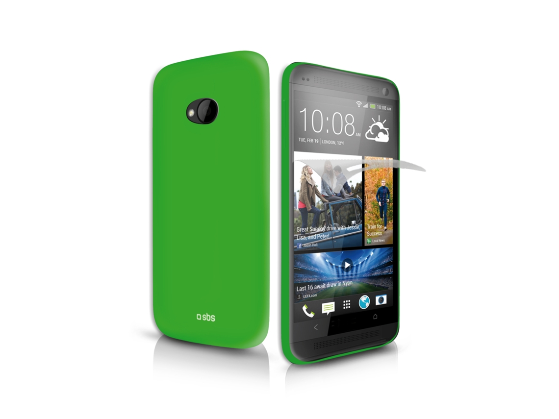 Capa Aero TPU SBS P/ HTC One + Proteção LCD