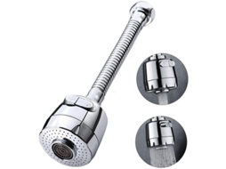 Aerador De Torneira Giratório 360 Graus, Cabeça Cozinha Com 2 Modos Jato Ajustáveis, Filtro Pulverização Para E Banheiro. Aquaforge