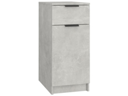 Gabinete de Secretaria Cinza Cimento MAISON EXCLUSIVE em Derivados Madeira (33,5x50x75 cm)