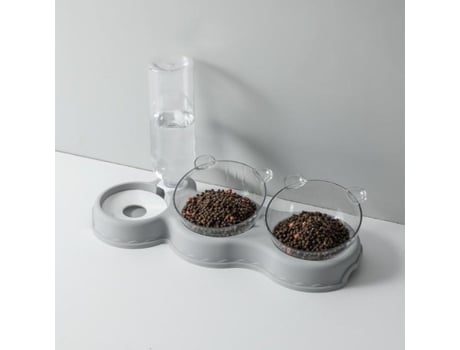 Comedouro para Animais de Estimação 2 Tigelas + 1.8L de Água