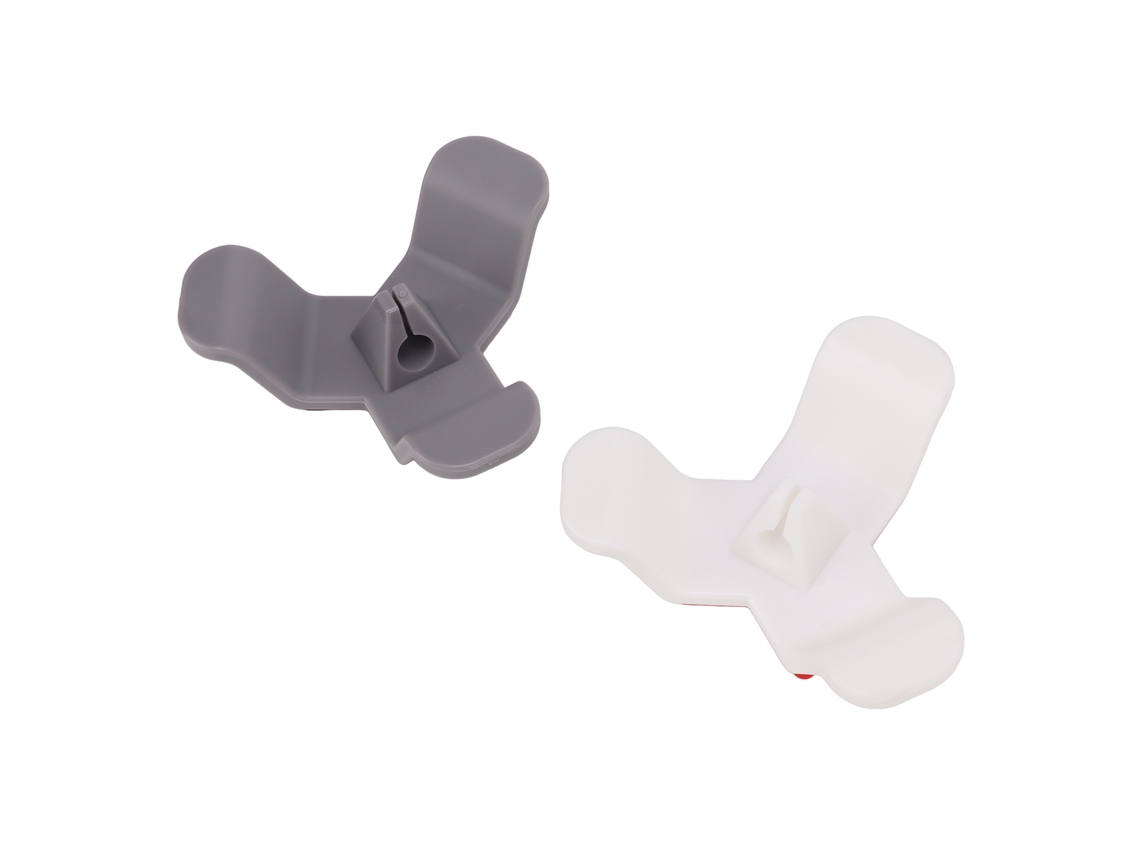 Organizador de cabos de plástico resistente (2 peças) para eletrodomésticos de cozinha, mantendo tudo organizado.