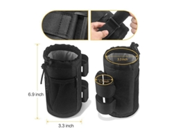 Conjunto de 2 Porta copos Universais AQUAFORGE para Bicicleta, para Bicicletas, Carrinhos de Bebê, Andadores, Scooters e Cadeiras de Rodas