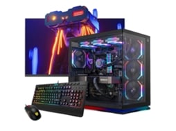 Neo pc Gaming Galaxy Preto NEOPC amd Ryzen 5 5655g 8gb Ddr4 240gb Ssd Monitor 27" Fullhd Windows 11