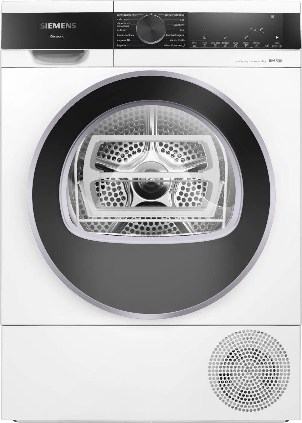 Máquina de Secar Roupa SIEMENS WQ45G2D1ES (9 kg - Bomba de Calor - Branco)