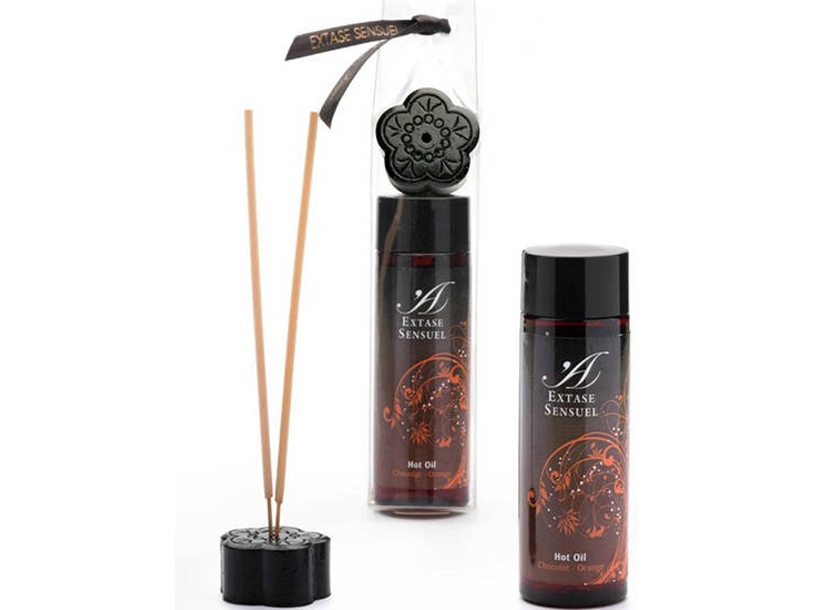 Óleo de Massagem EXTASE SENSUAL Extra Fresco Chocolate E Laranja