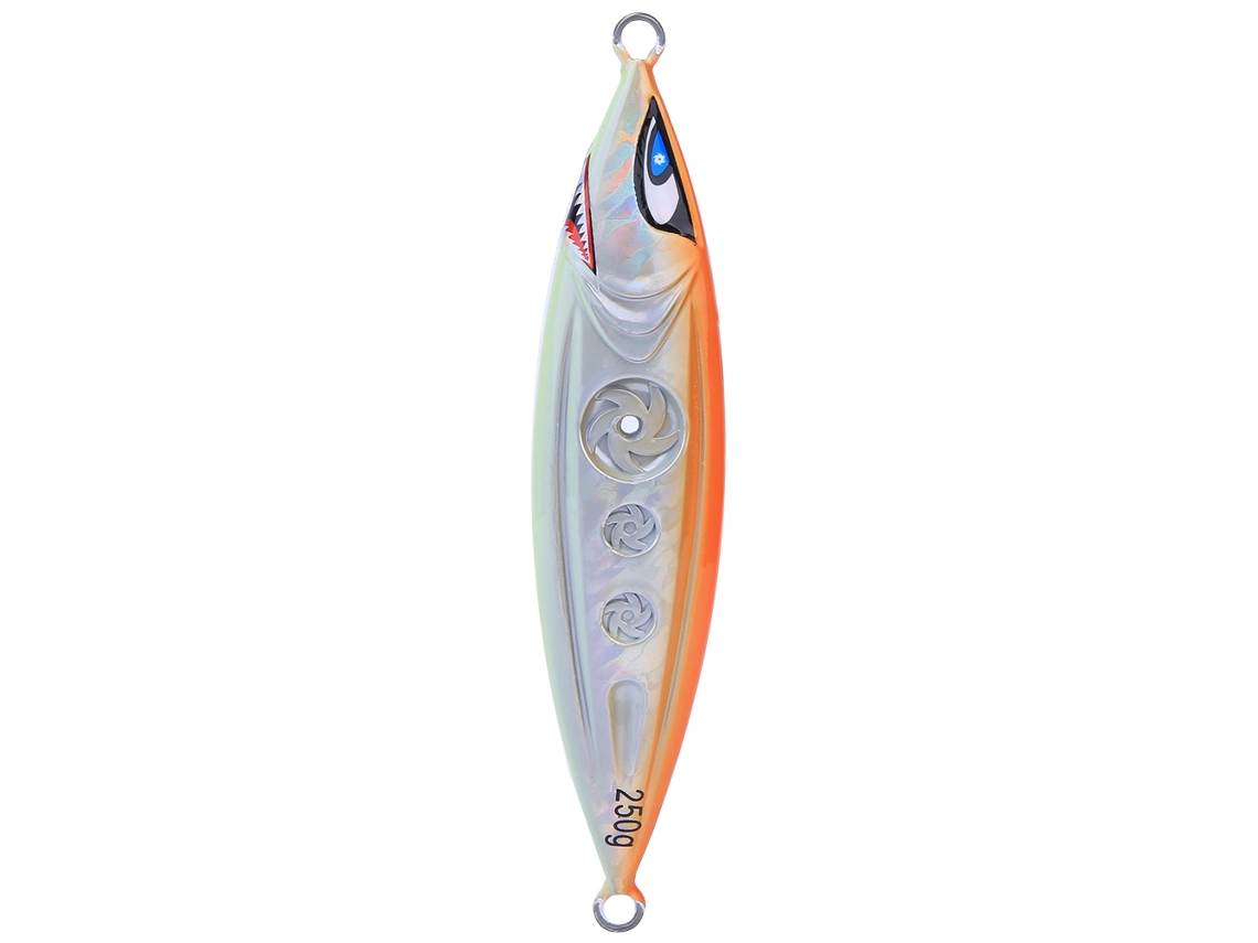 Iron Plate Lure (3d Luminous Slow Jigging Hollowed) Boat Fishing Artificial Bait Lead Fish Bait Amberjack Spanish Mackerel Bait