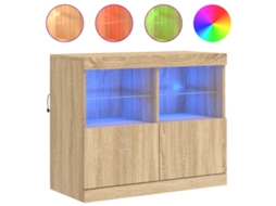 Sideboard, Sideboards Vidaxl Marrom Madeira Processada (n/a)