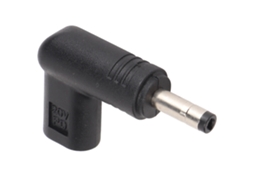 2026zentro-adaptador De Carregamento Type C Fêmea Para 4.0x1.7mm Com Carregamento Rápido Pd Até 100w Para Laptop