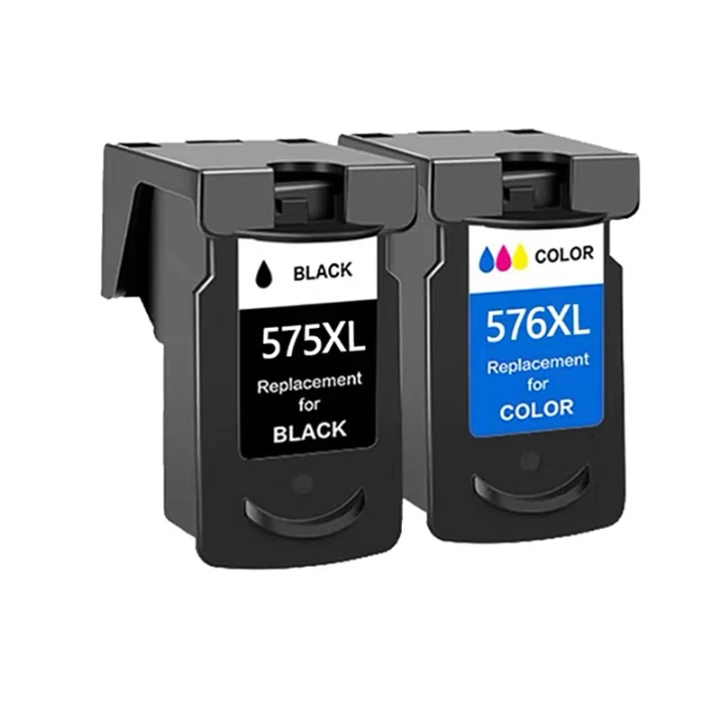1 Tinteiro Refabricado Preto e a Cores Pg575 Cl576 575xl 576xl Pg 575 Cl 576 para Impressoras Canon Pixma Ts3550i Ts3551i Tr4750i Tr4751i MDUG
