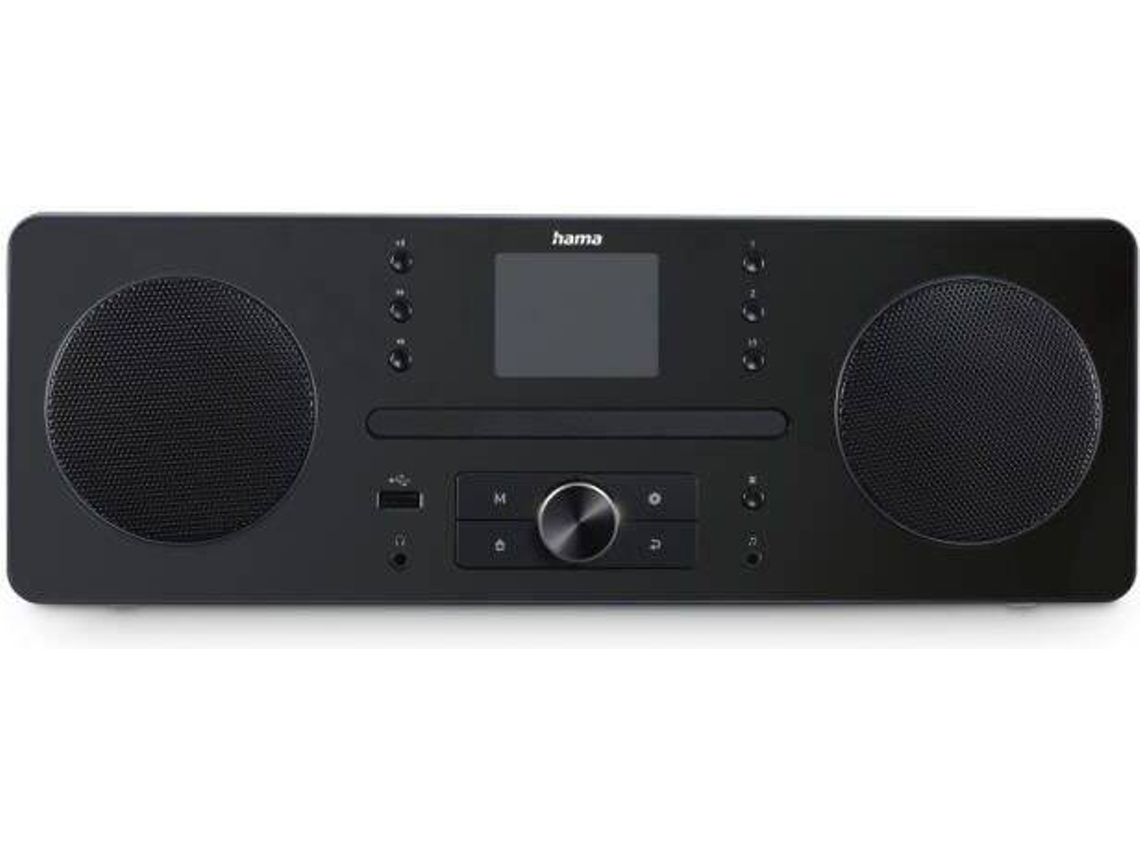 Rádio Digital ''Dr1560Cbt'' Dab-Fm-Cd-Bluetooth Rx Black HAMA