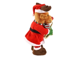 Boneca Musical Elfo Natal Dançante Cantando Brilhante