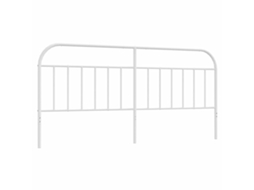 Headboard, Headboards Vidaxl Branco Aço (193 Cm)