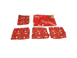 Toalha e Capas Mesa Natalina 140x210cm Conjunto Natal