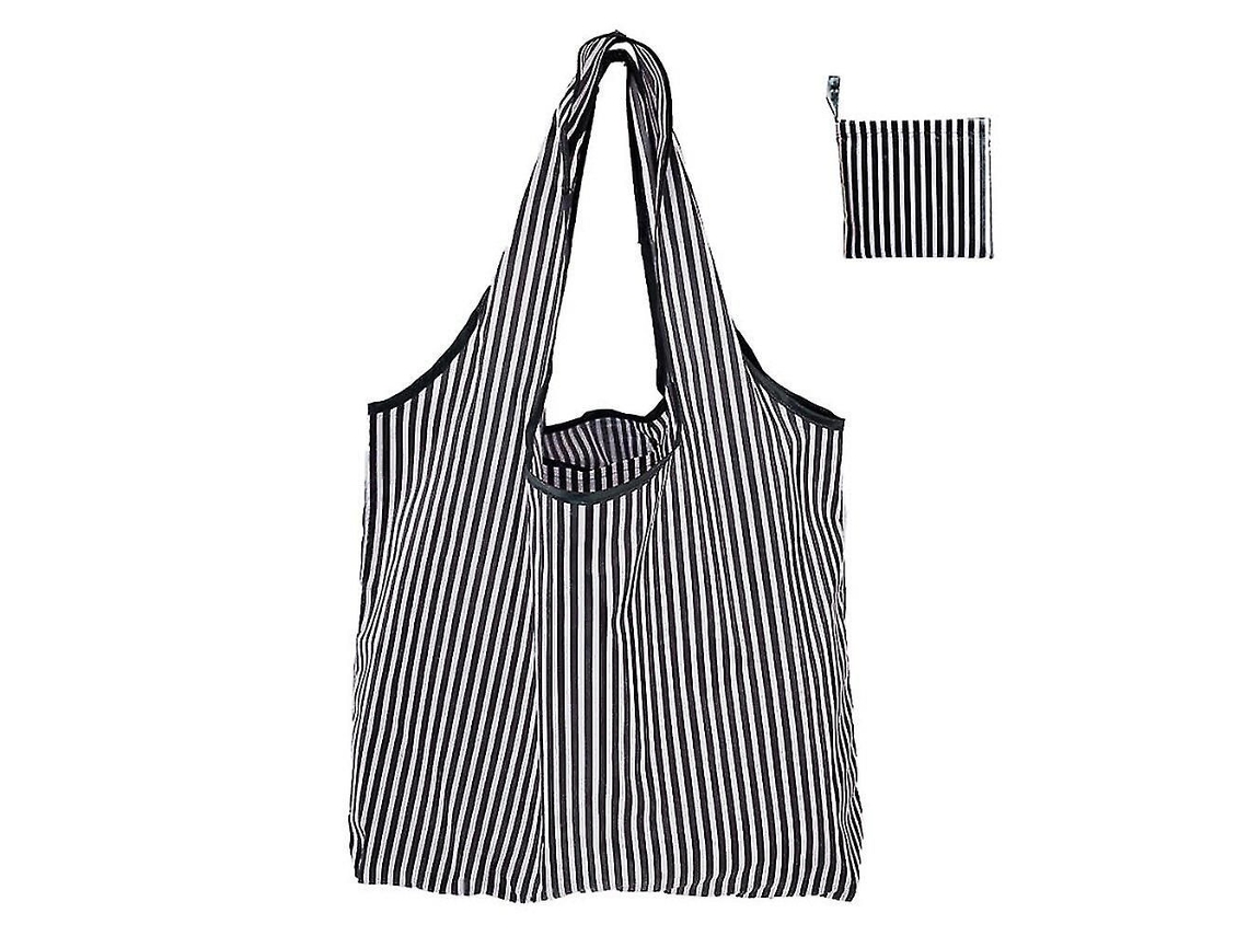 Sacola de Compras Grande, Reutilizável, Ecológica, para Compras, para Guardar Brinquedos de Praia, Bolsa de Ombro, Sacola Dobrável. GOKOCO
