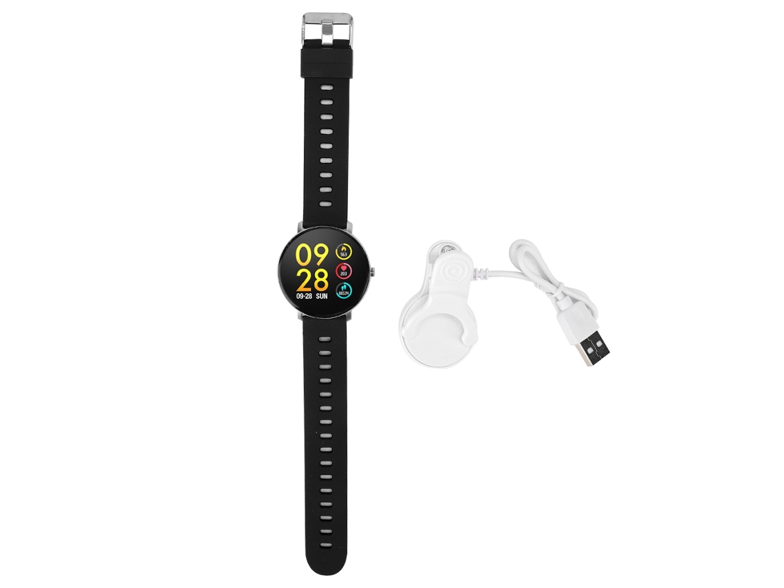 Pulseira Inteligente EOOCOO com monitoramento de frequência cardíaca e pressão arterial